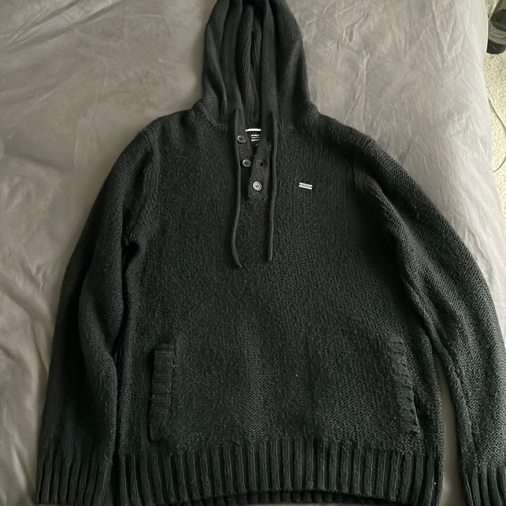 RVCA knitted hoodie